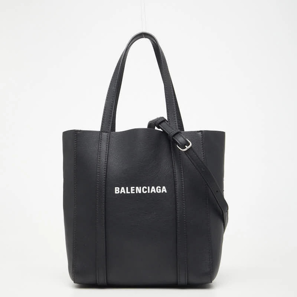 Balenciaga Everyday Tote Bag Shoulder Black Leather